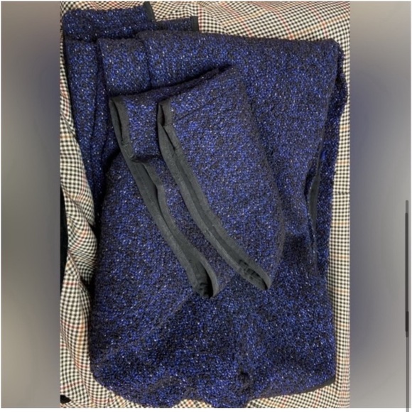 🌲Hill House Home - Lou Lou Duster Jacket Navy Midnight Tweed Size Small - Picture 10 of 13